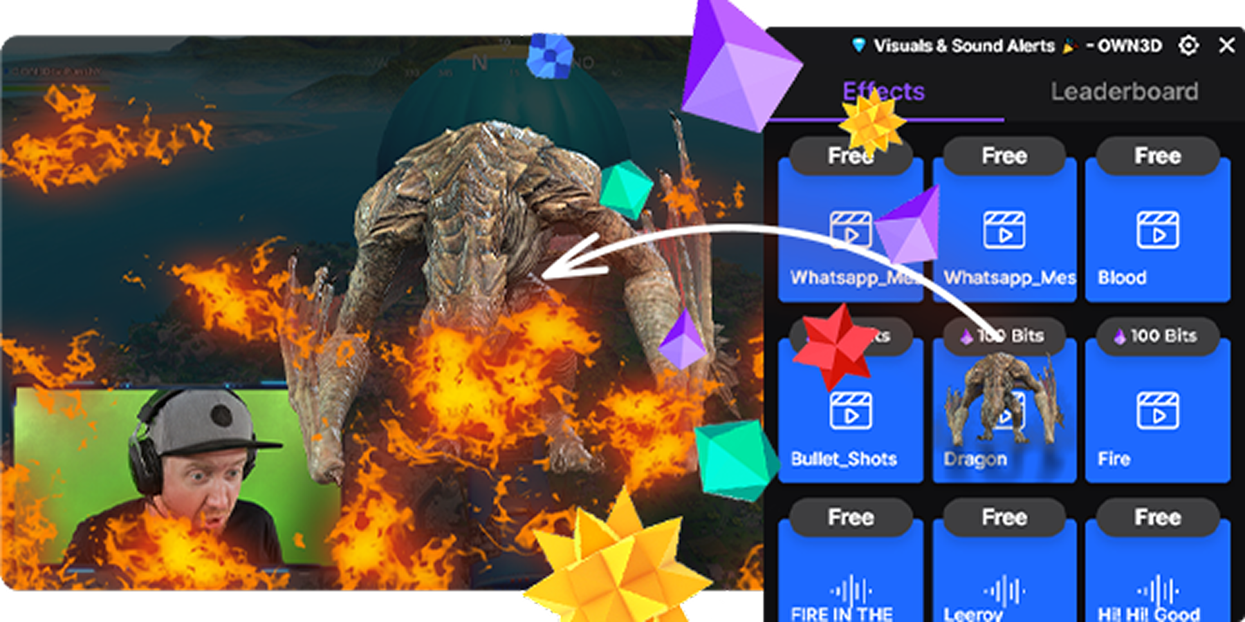 Visuals and sound alerts